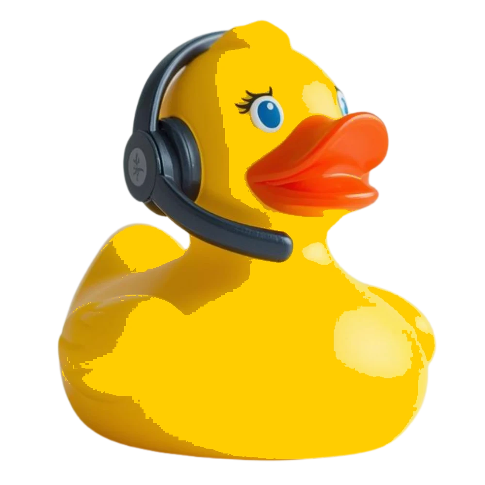 CUAC Center — patito con audífonos