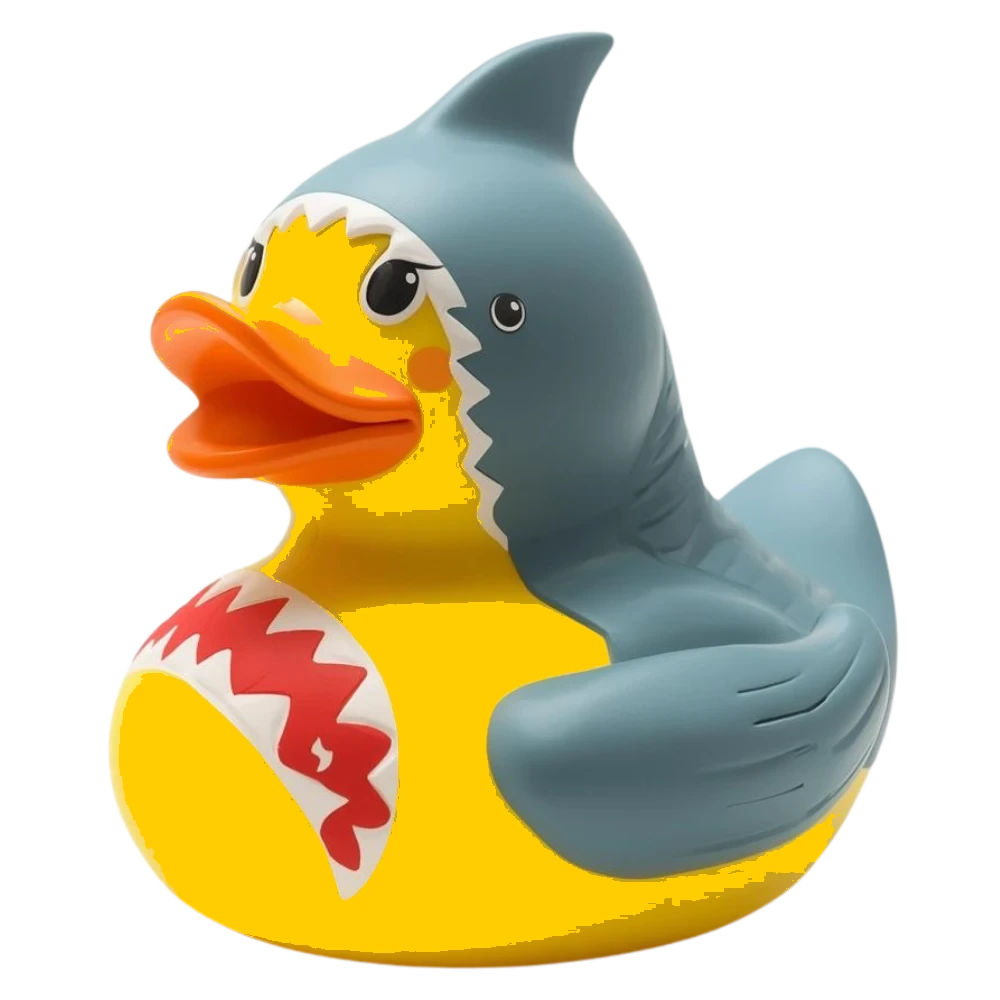 CUAC Tank — patito tiburón